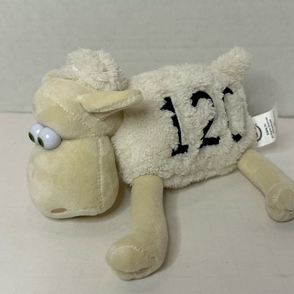 Serta I Comfort ECO White and Black Stuffed Animal with Bold Number